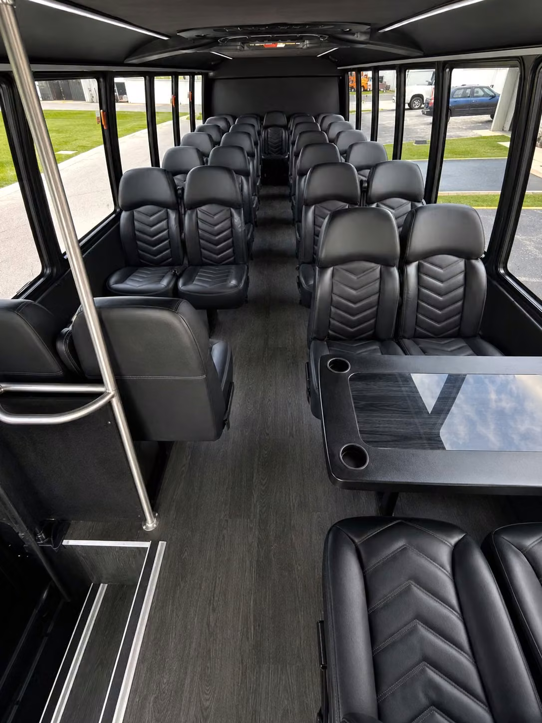 20 passenger minibus interior