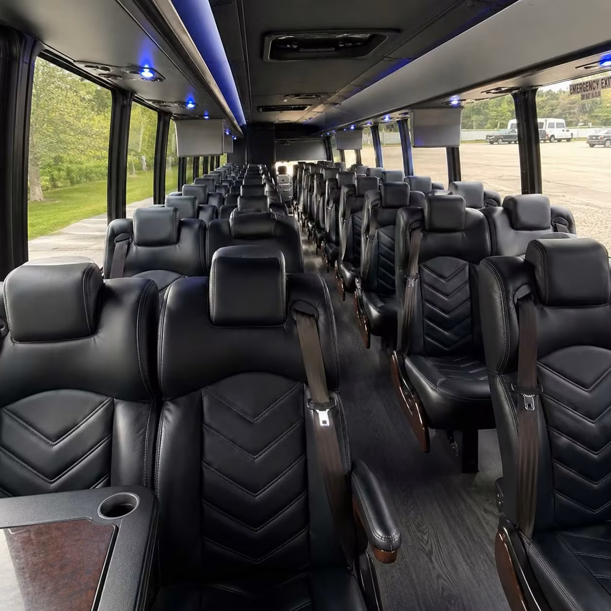 30 passenger minibus inside