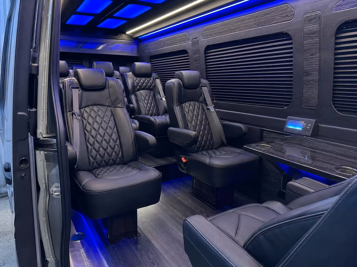 sprinter van transportation for groups and events across alhambra