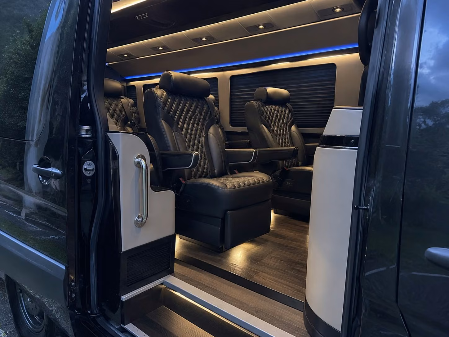 sprinter van with driver interior